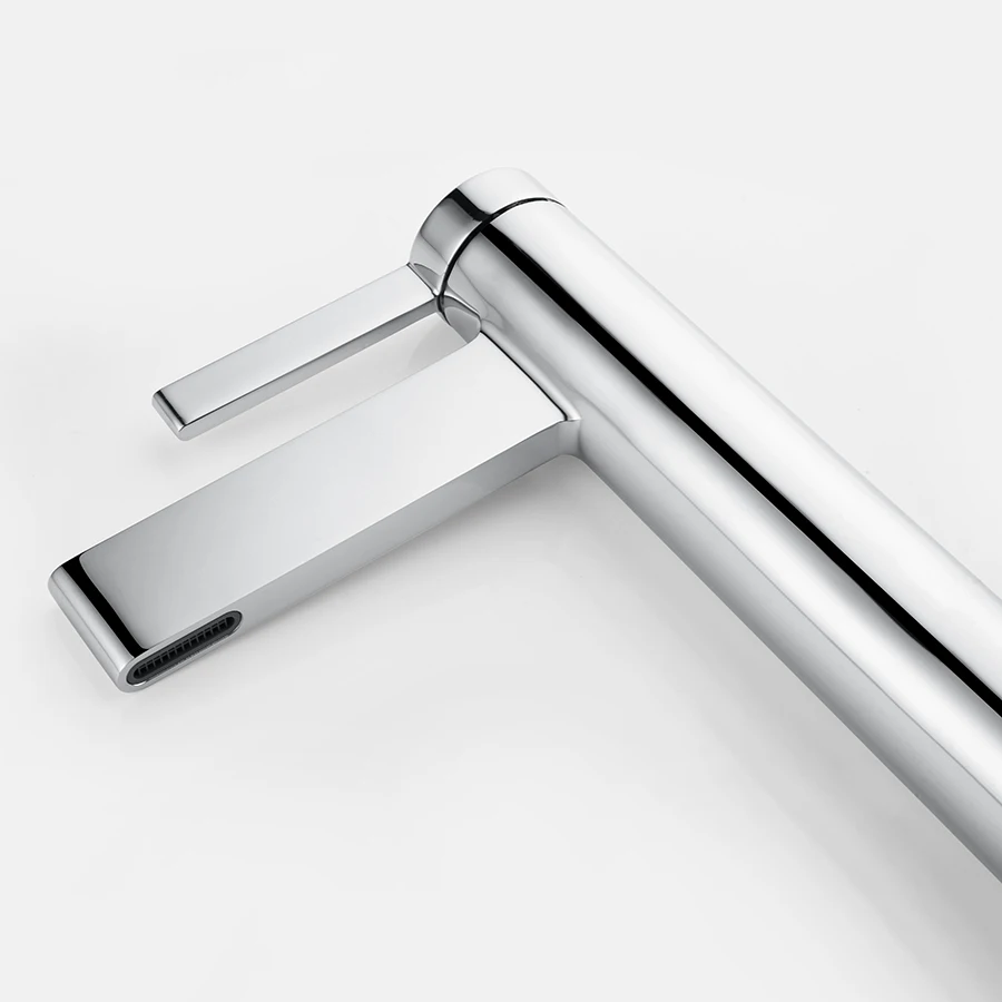 Waterfall Bathroom Vanity Water Faucets Cold and Hot Wash Basin Mixer Taps Bathroom Basin Sink Faucets CLASSIC Modern Ceramic