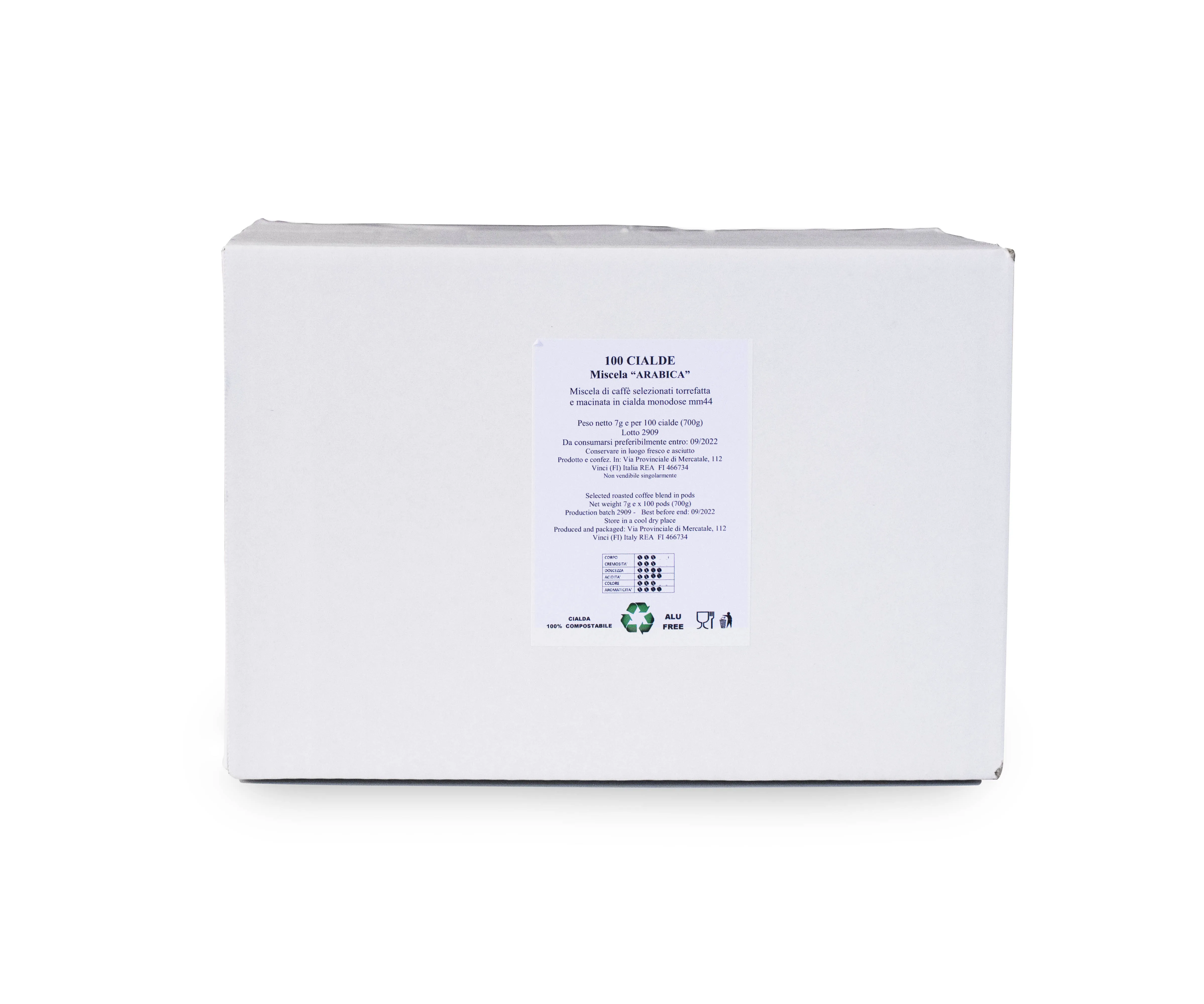 Итальянская кофе Премиум-качества 100% смесь арабики для эспрессо 100 кофейные капсулы