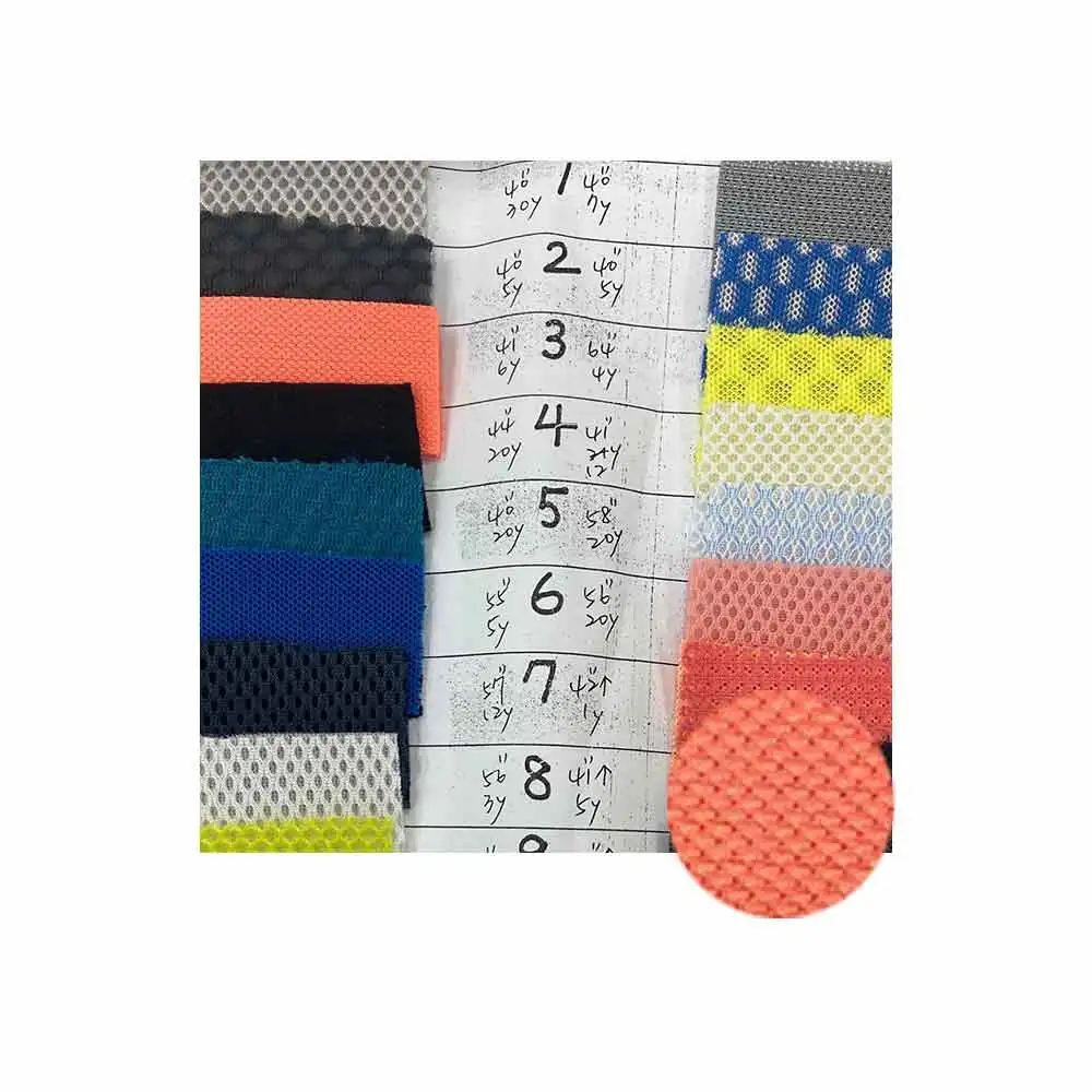 sandwich mesh sportswear cloth stereo mesh for  fabric backpack