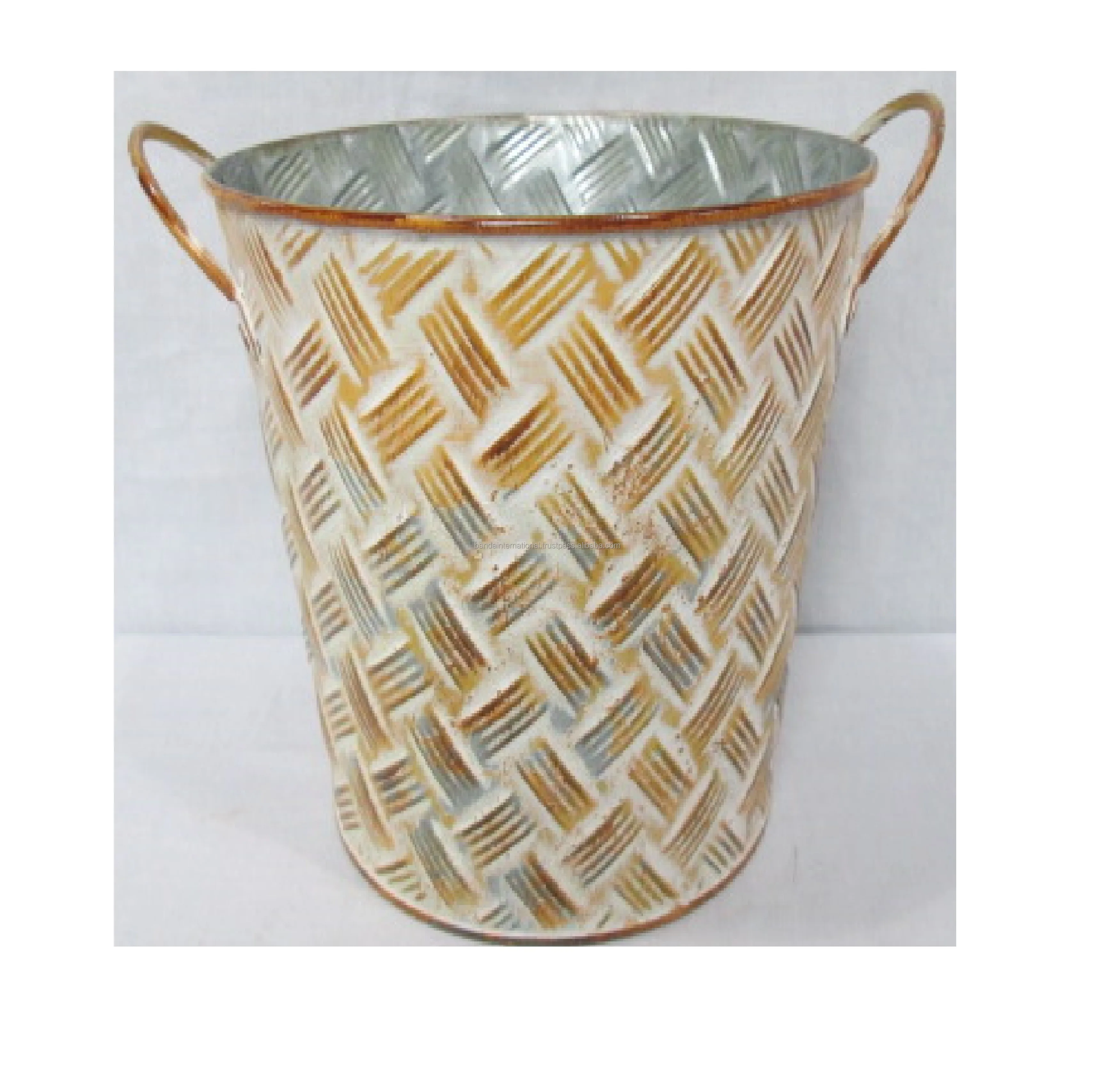Garden Planter Large High Quality galvanised gardening Tree Planter Indoor And Outdoor Decorative Flower Planter garden supplies