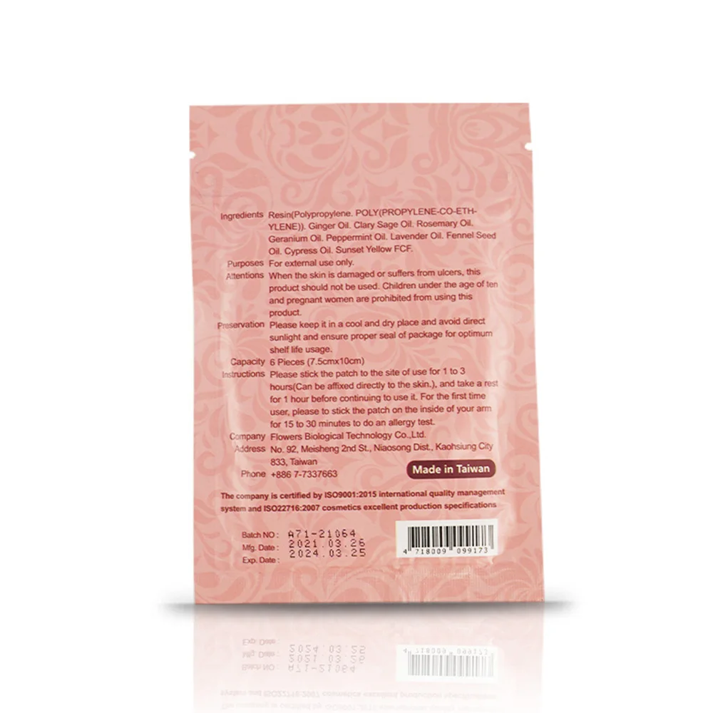 Service women menstrual pain relief heat patch