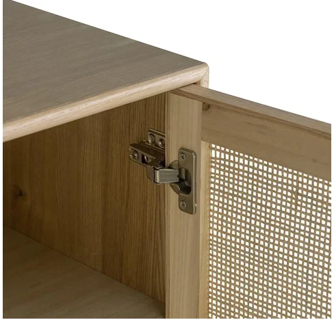 Manufacturer high quality modern design natural rattan wood cabinet home furniture from Vietnam