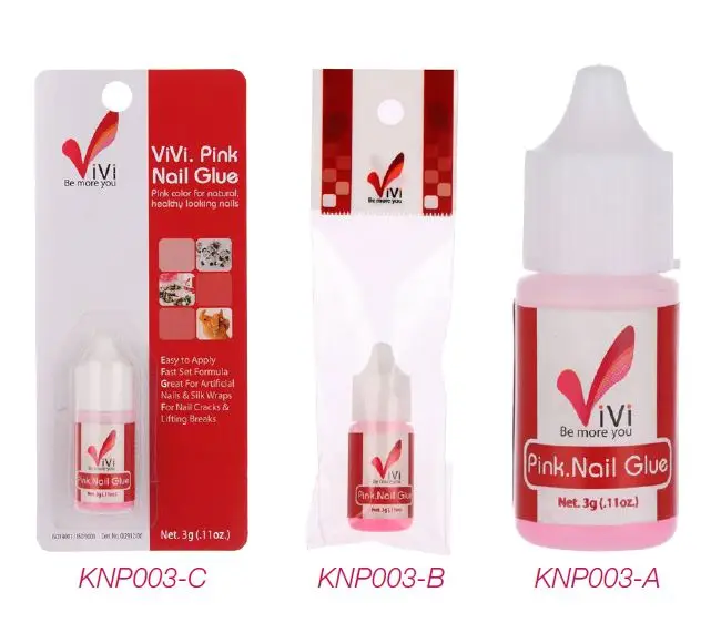 Korea VIVI Nail 3g Pink Glue