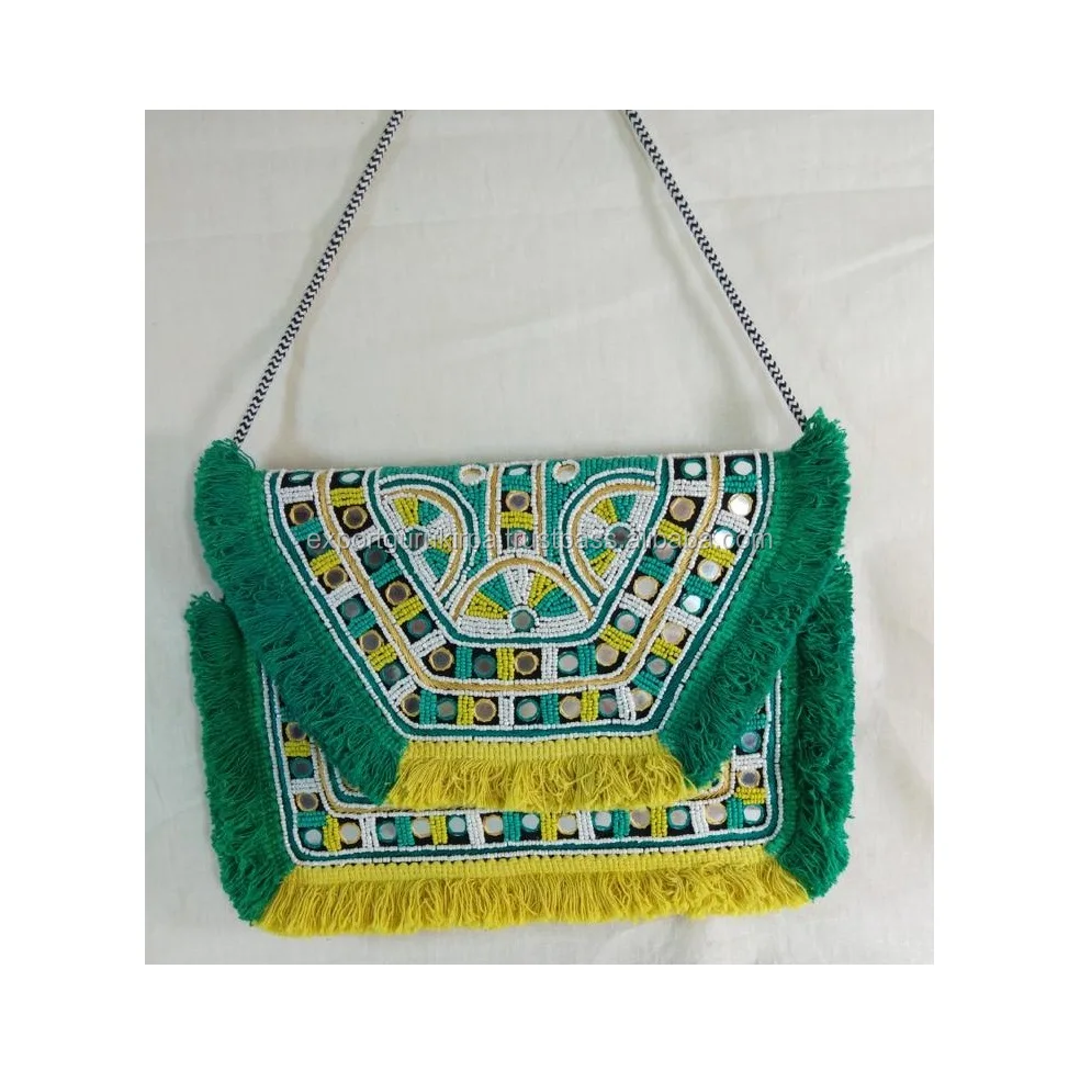 Indian Bohemian Handcrafted Clutch Bag Evening