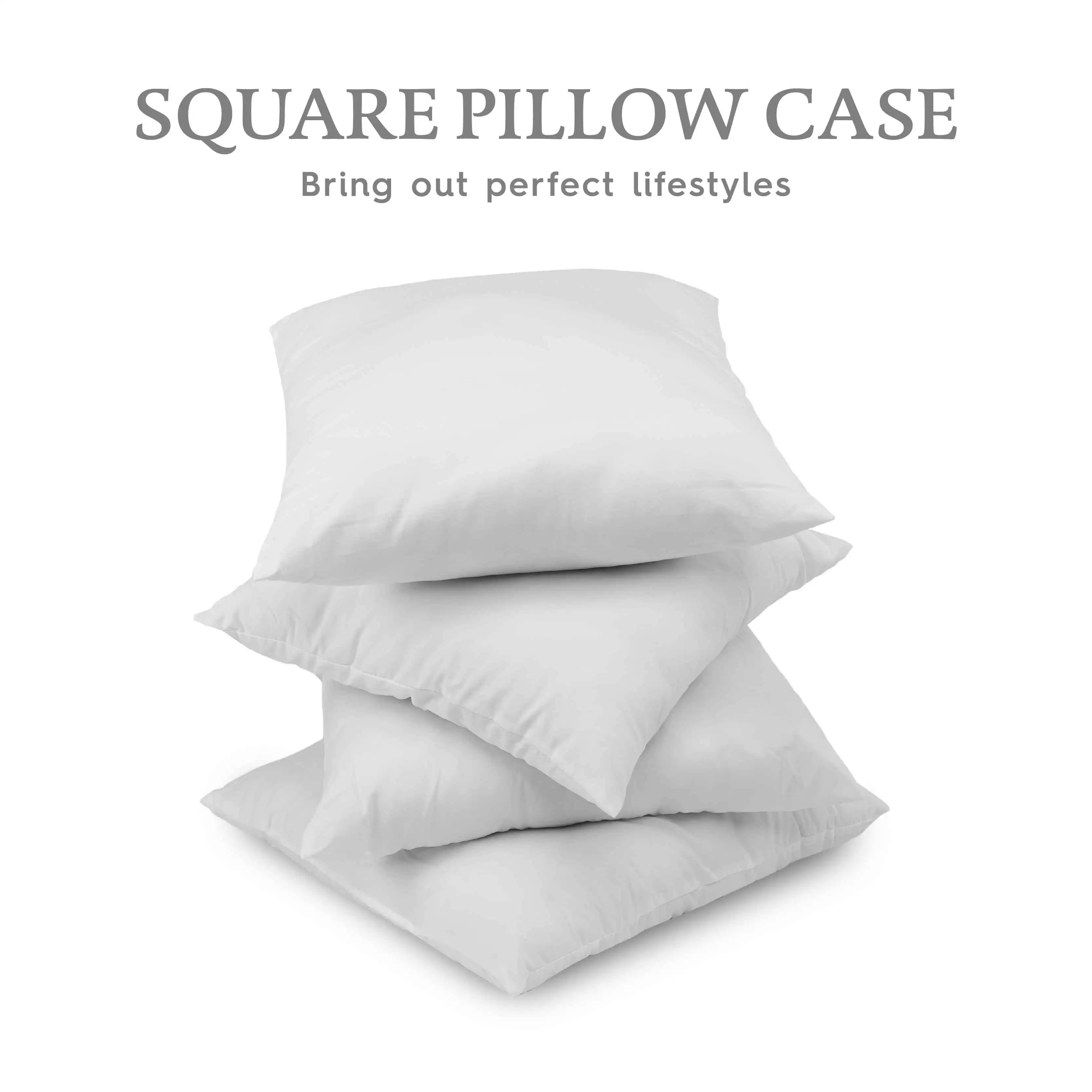 E-bay Amazon 2022 Top Sales Hypo-allergic square cushion insert Throw pillow insert Cushion Insert 45 cm x 45 cm