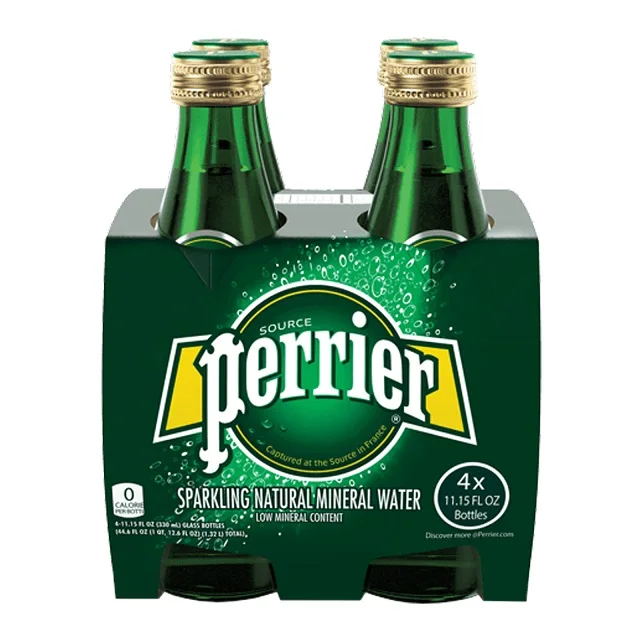 Карбонированная минеральная вода Perrier, 16,9 жидких унций, пластиковые бутылки