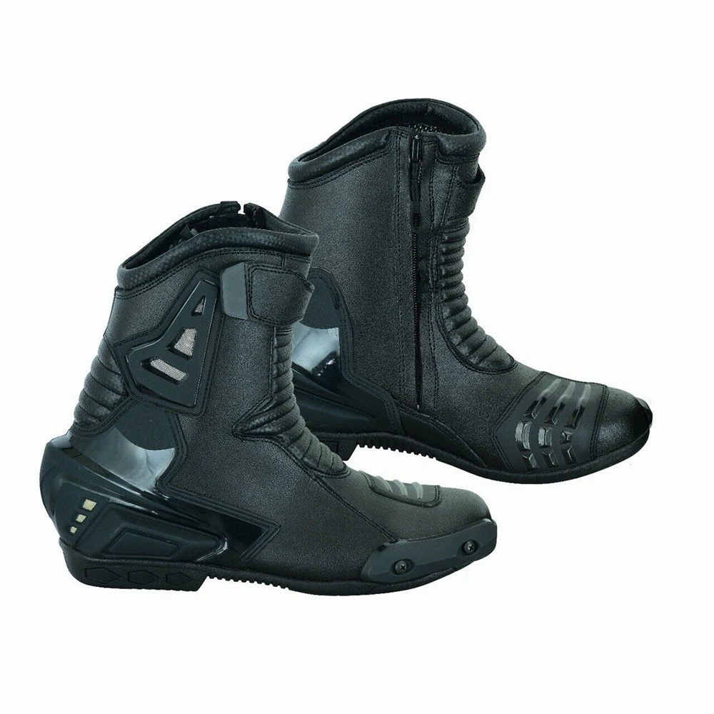 Новые стильные мотоциклетные ботинки кожаные гоночные на заказ по стандарту международного стандарта