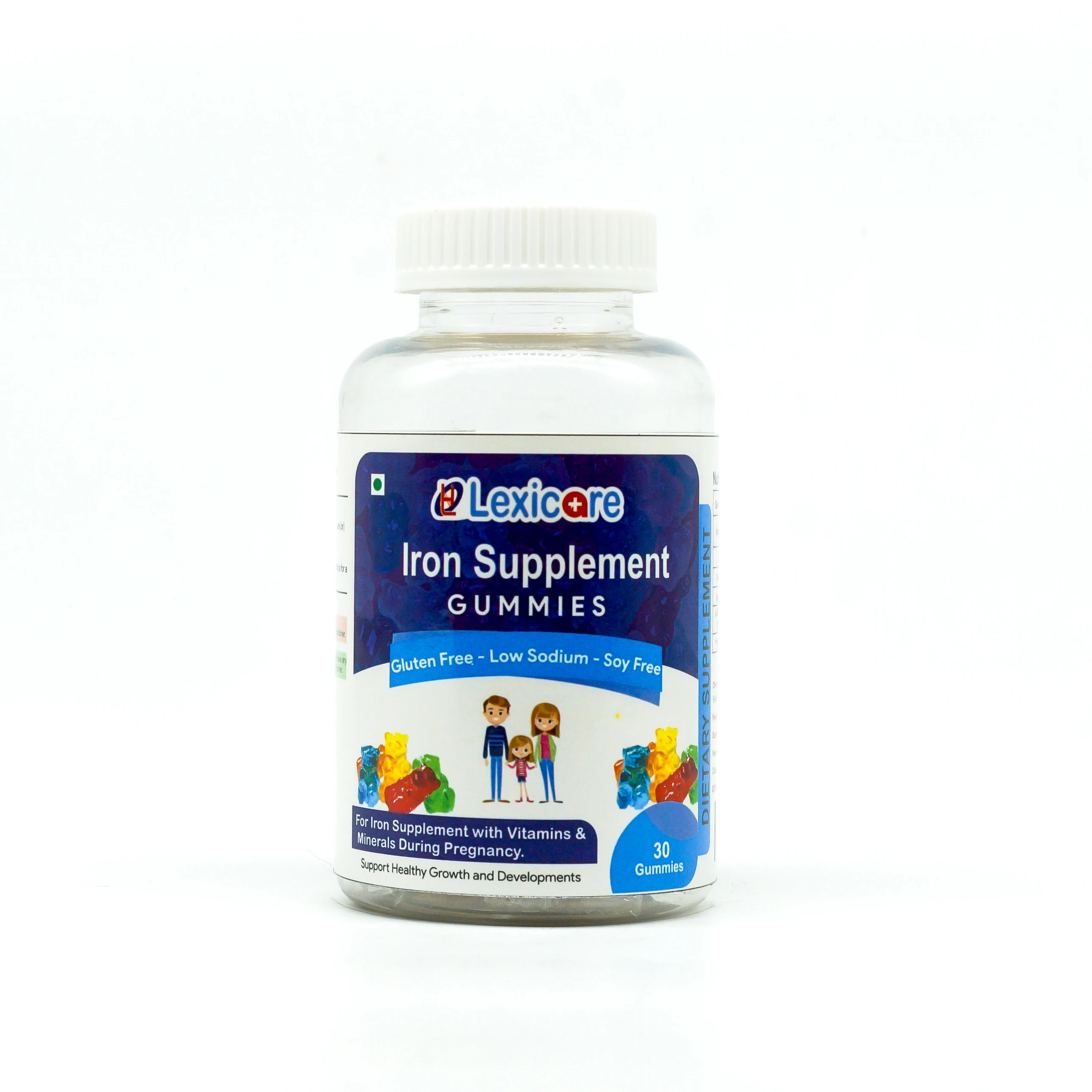 OEM Custom Flavor Bear Shape High Quality Gummy Candy Calcium Iron Zinc Selenium Supplement Kids Adults Good Taste Private Label