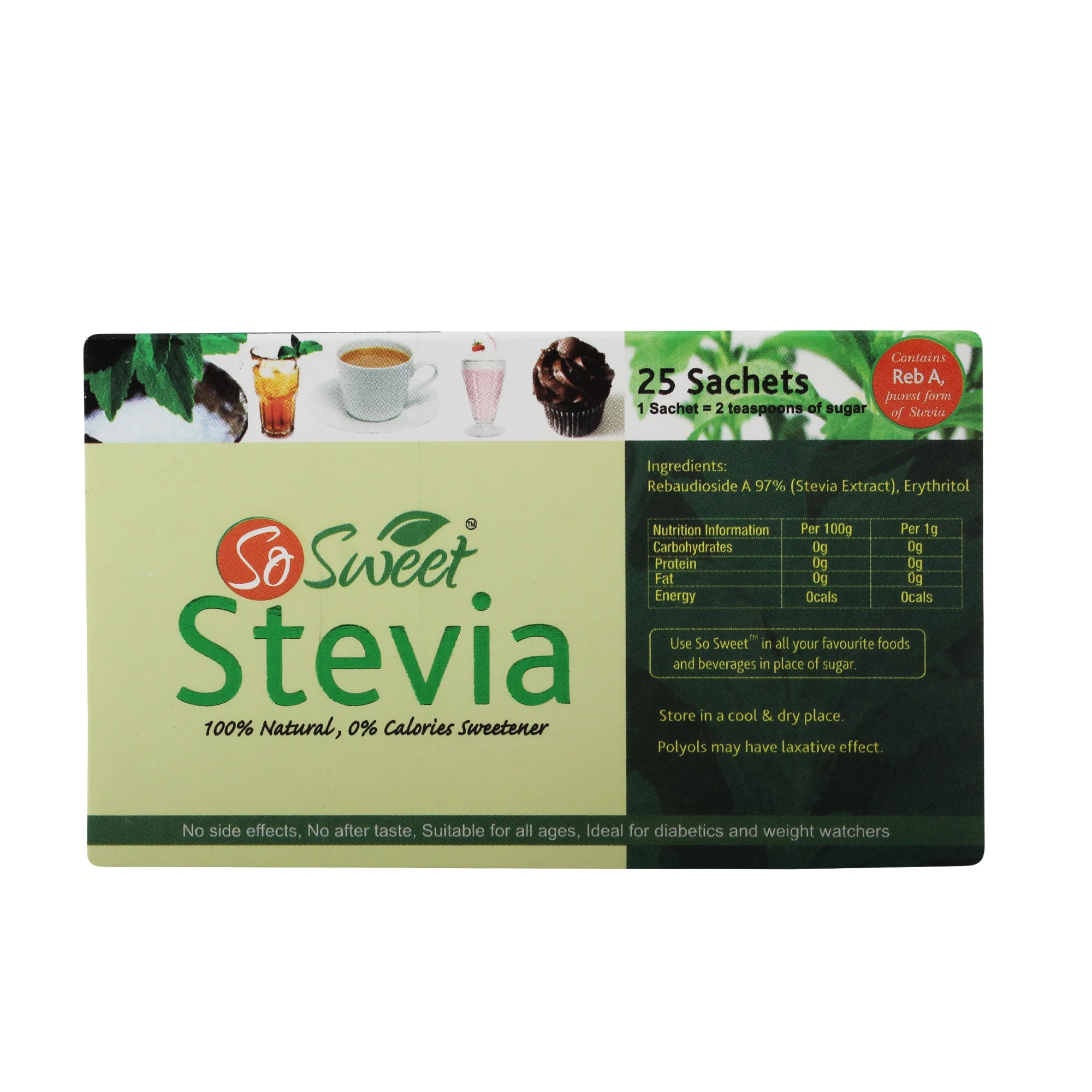 So Sweet Stevia Powder 100 gm Bottle for bulk