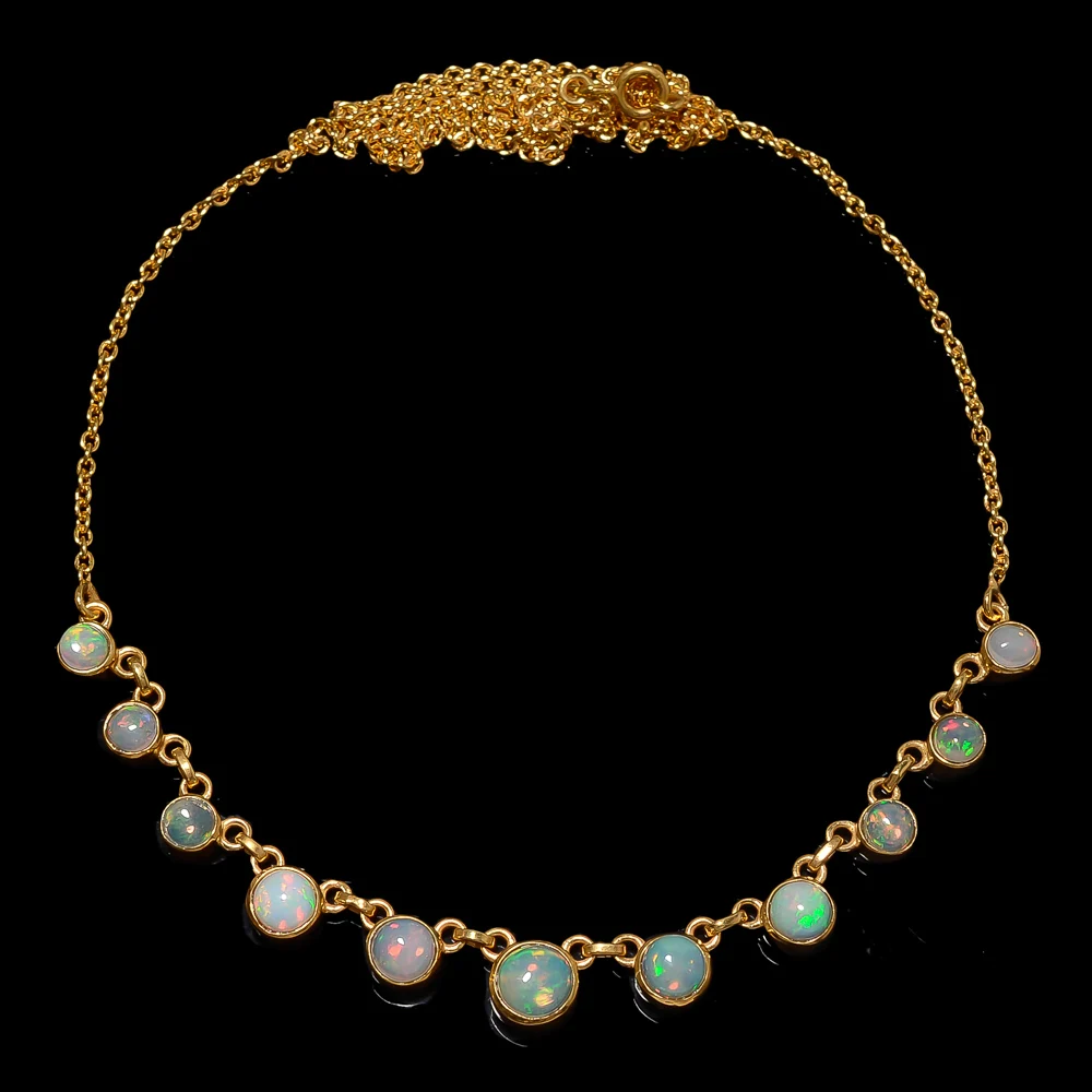 Rainbow Moonstone Womens Neckless Energy Healing Jewelry Neckless