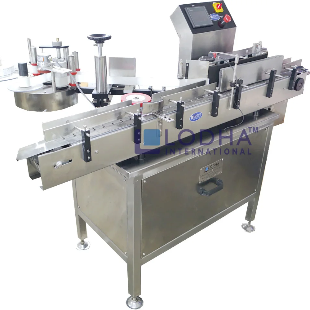 Square Shape Bottle Sticker Labelling Machine