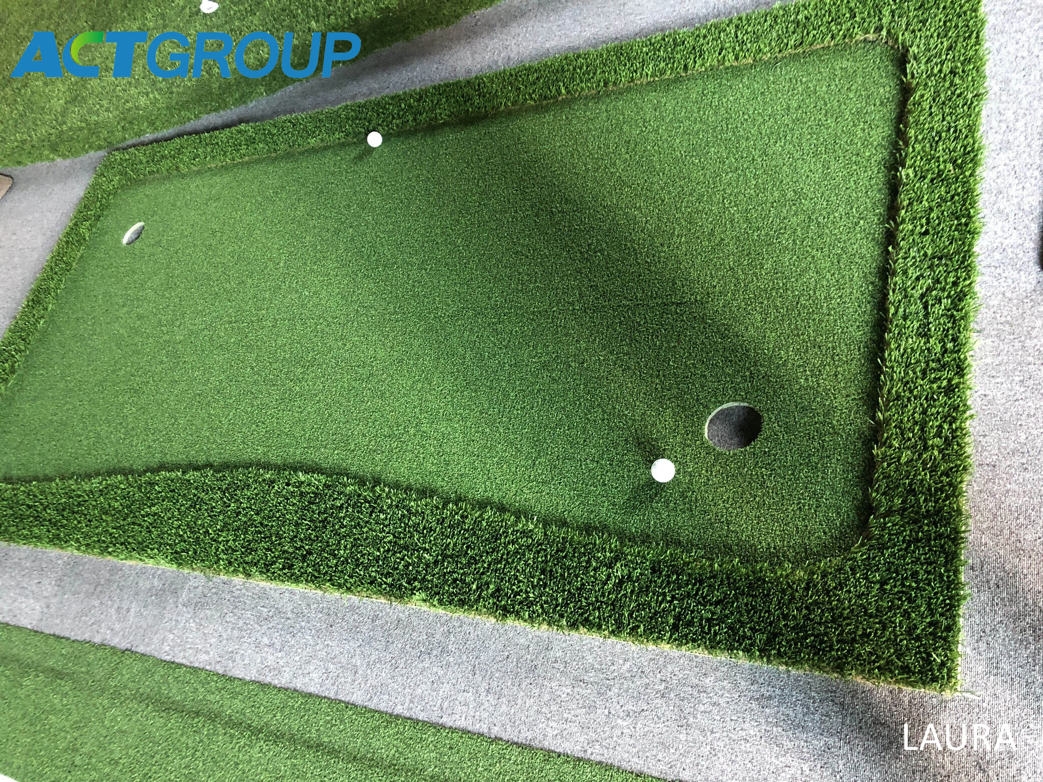 2 in 1 Golf training artificial grass mat  golf hitting pad for Outdoor Home Backyard  2MX3M