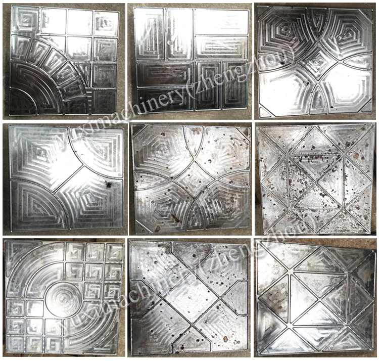 4.8 T Weight Automatic Ethiopia Hydraulic Press Machine For Terrazzo Tile