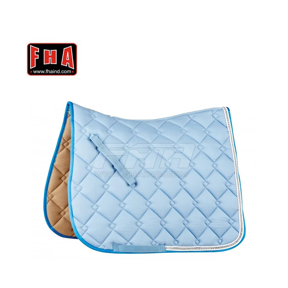 Horse Riding Saddle Pads with High Quality Satin Horse Products
