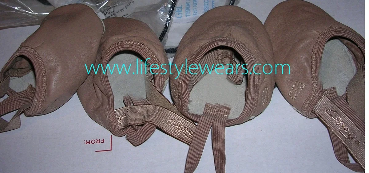 
toe leather shoes half sole dance shoes soft sole dance shoes 