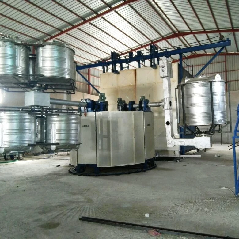 
CUSTOMIZED BI AXIAL WIDELY USED WATER TANK ROTATIONAL MOULDING MACHINE TO MAKE DUST BIN 