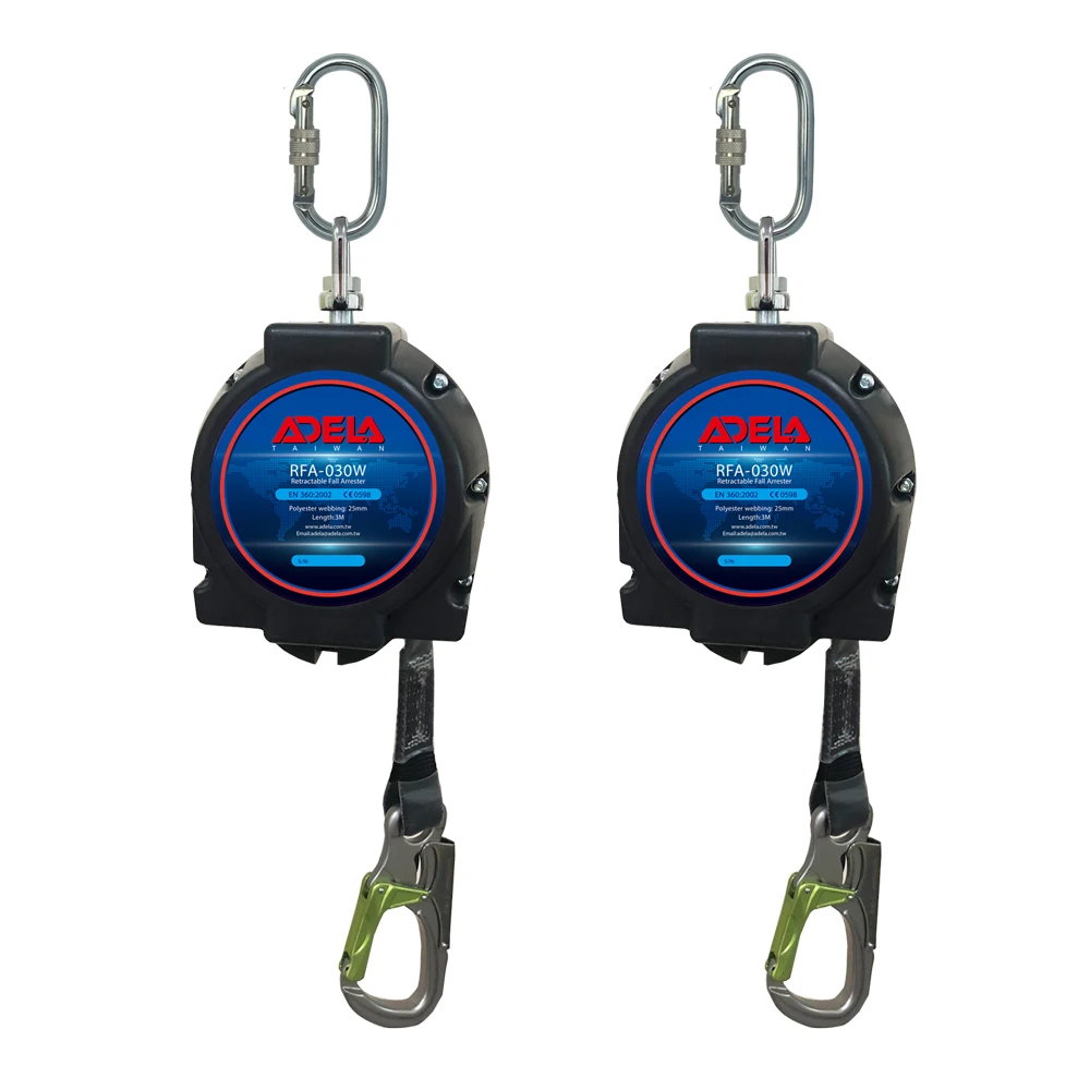 Retractable Fall Arrester For Work At Heights