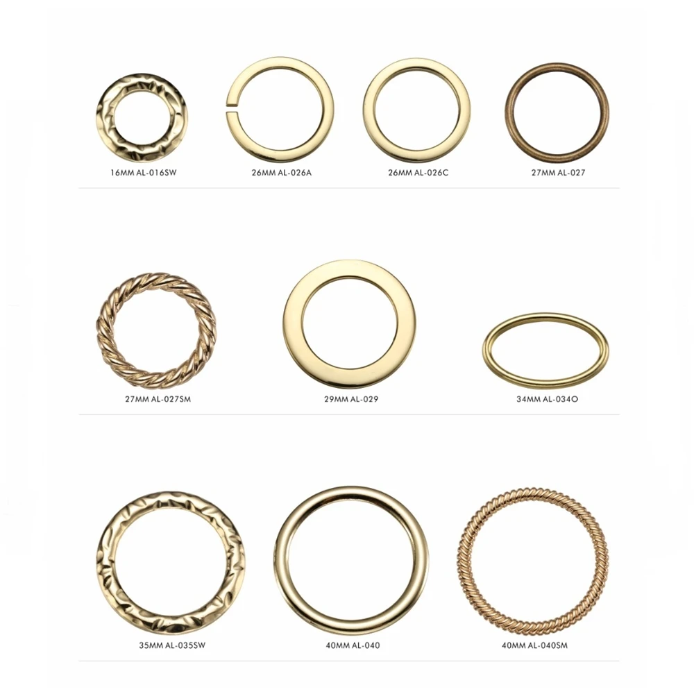 Nickle Free Swimwear Rings Various Sizes O Ring Swimwear Accessories Making Supplies