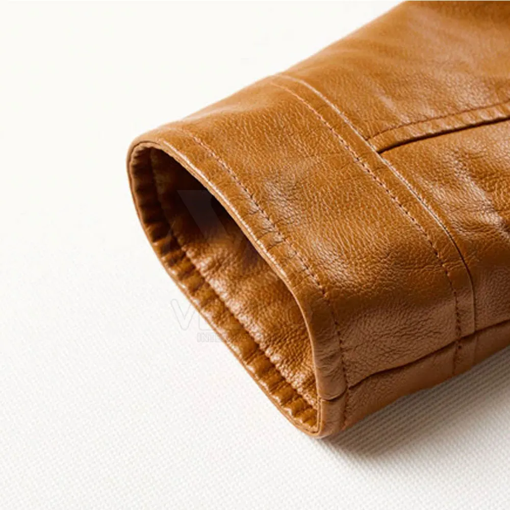 Новая кожаная куртка для мужчин 2022 оптовая продажа модная мужская из натуральной кожи