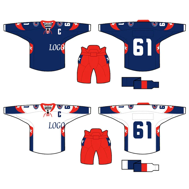 Индивидуальная форма для хоккея с шайбой/хоккейная Джерси и штаны по низкой цене