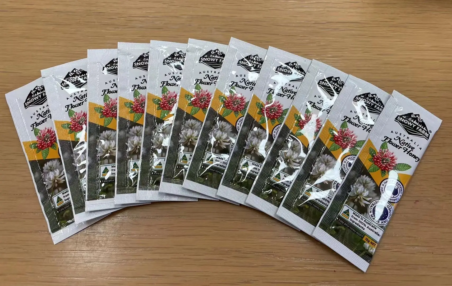 100% Nature  Pure Australia Manuka Honey  - MGO 514+ (15+) 15g Sachet - Private Label