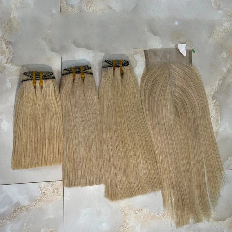 Top Seller 2021 Wholesale No Shedding No Fading Raw Virgin Double Drawn Bone Straight Human Hair Extension Wig
