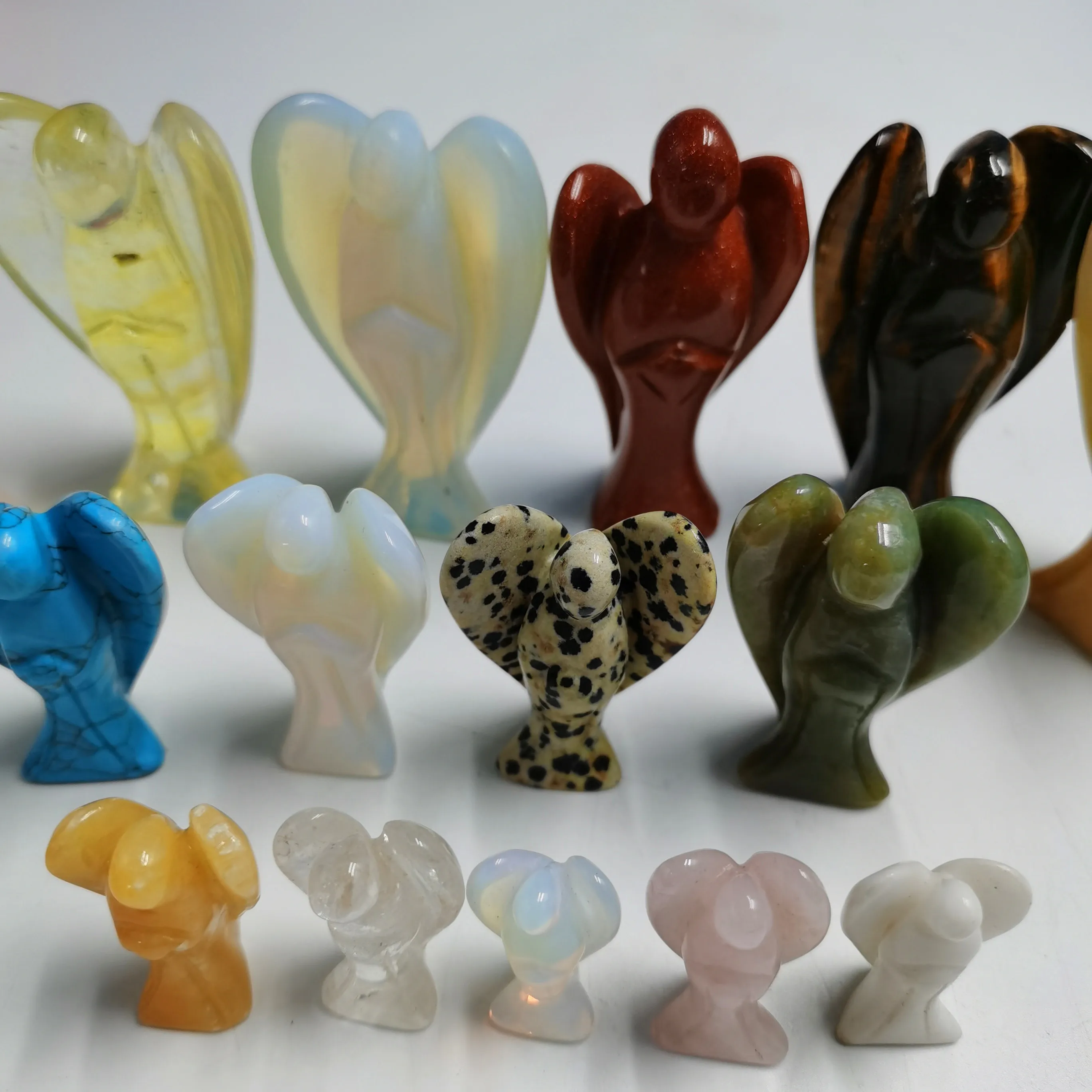 Wholesale crystal healing stones gemstone angel