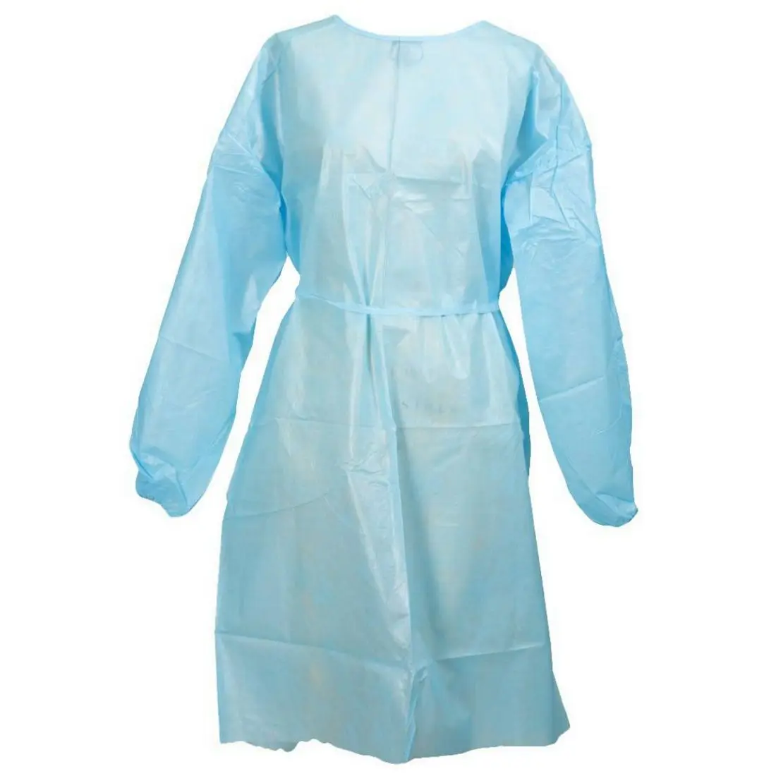 Yellow Protective Procedure Gown McKesson One Size Fits Most White NonSterile Disposable