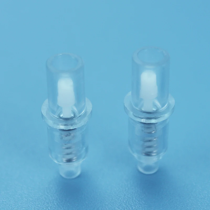 
Disposable one way luer plastic air medical check valve 