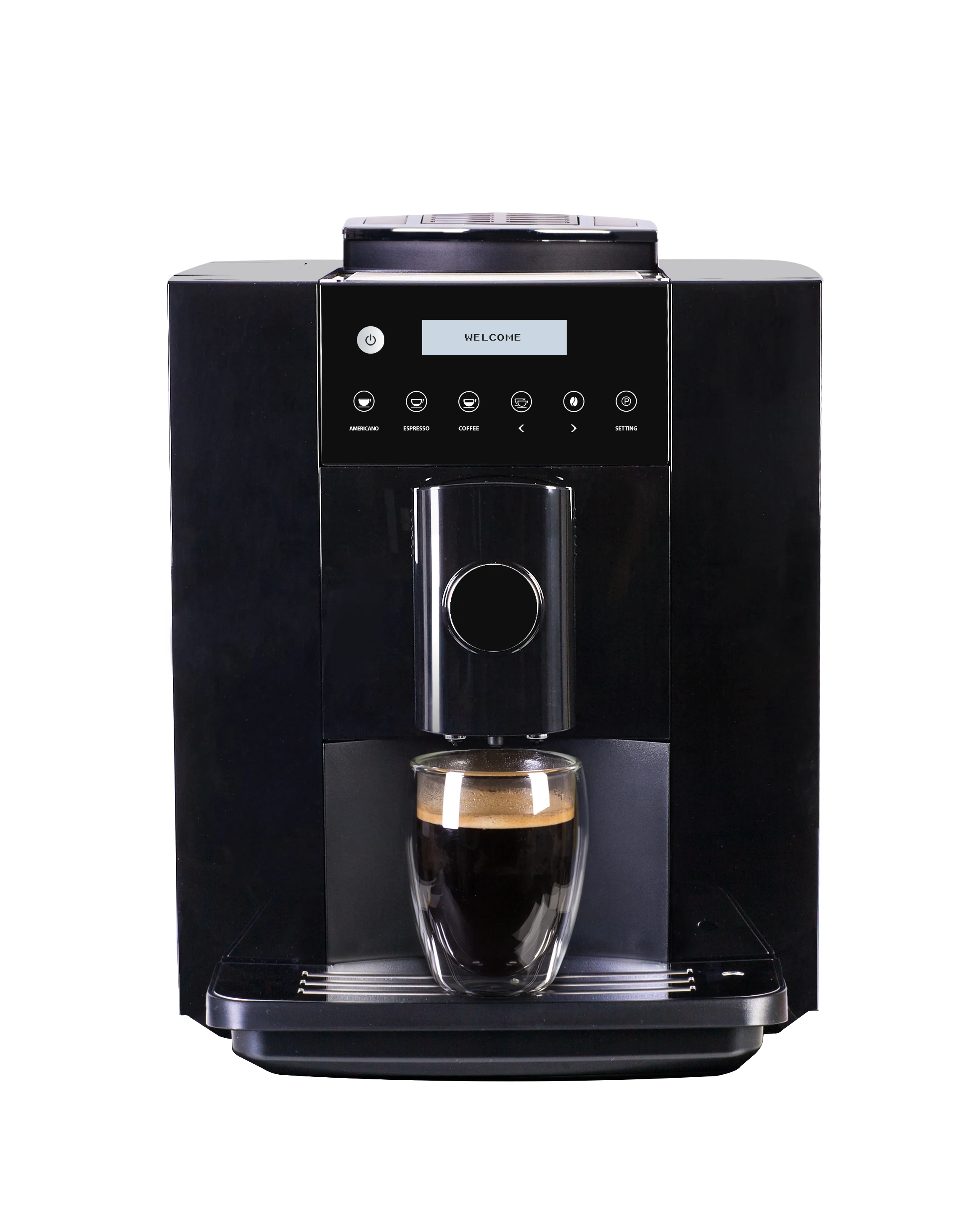 
Italian Design One Touch Cappuccino/Espresso/Long Coffee Automatic Espresso Machine 