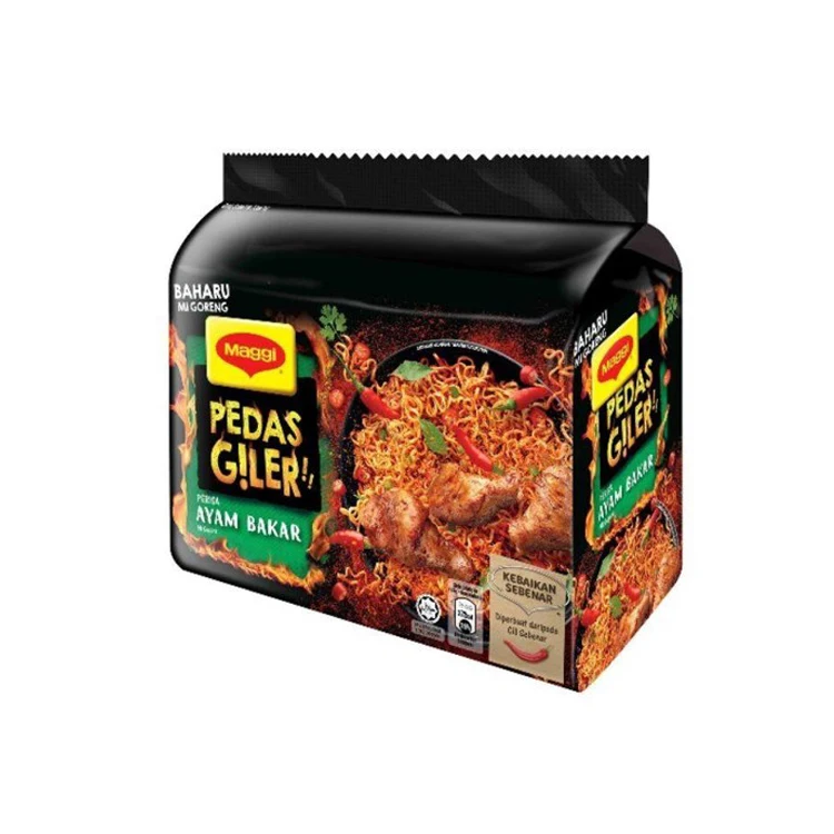Huge Demand on Easy to Prepare MAGGI Pedas Giler Instant Noodle with Grilled Chicken Flavour 76g x 5 Packs