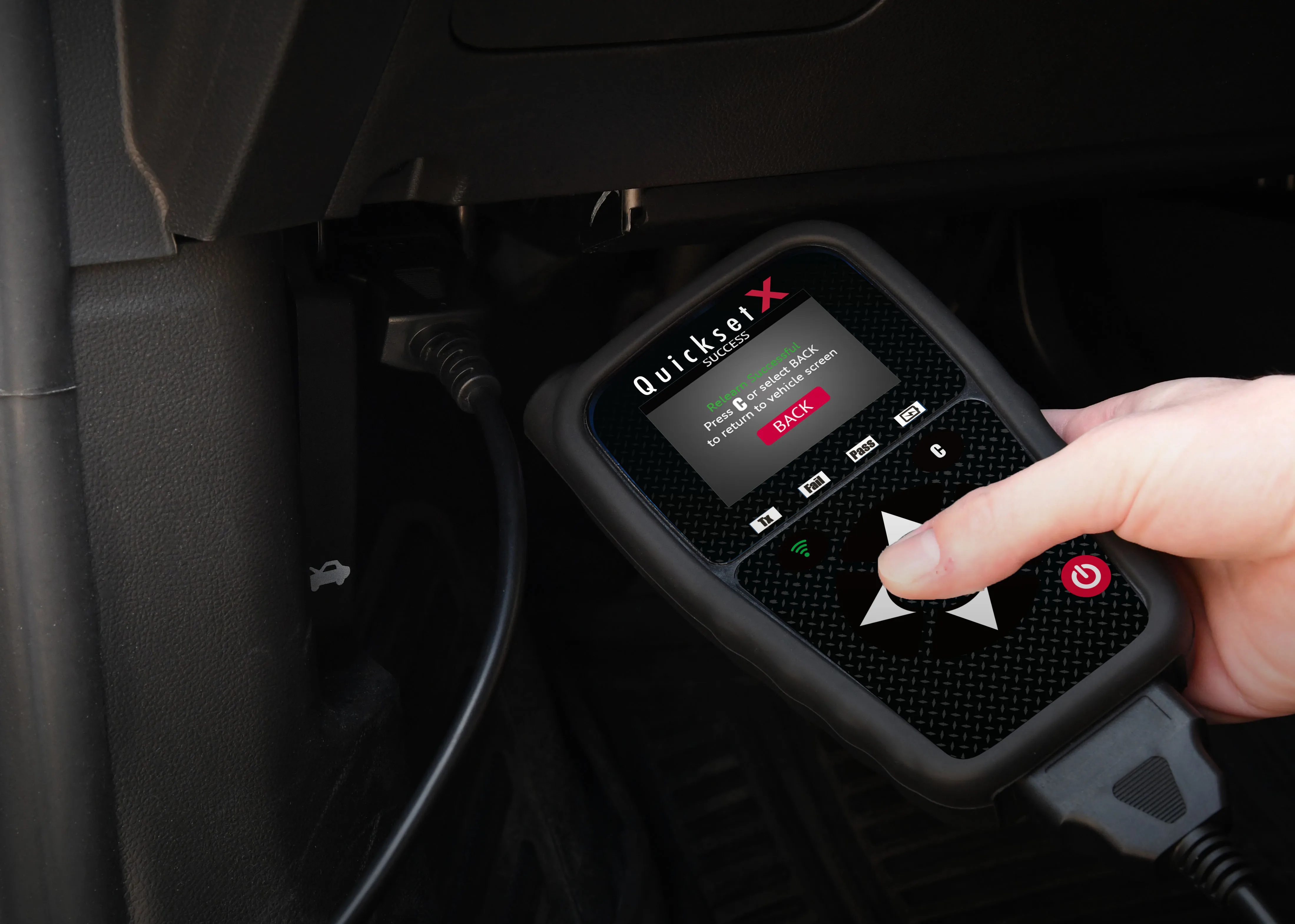 ATEQ Quickset X СИСТЕМА активации TPMS и инструмент сброса ЭБУ включает в себя кабель OBD покрытие внутренних европейских автомобилей до 2020