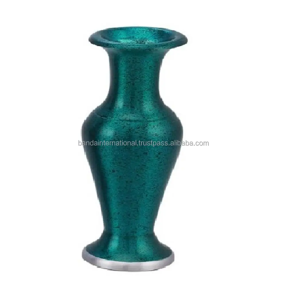 Hot Sale Flower Metal Vase For Wedding And Home Decoration Aluminium Tabletop Flower Pots