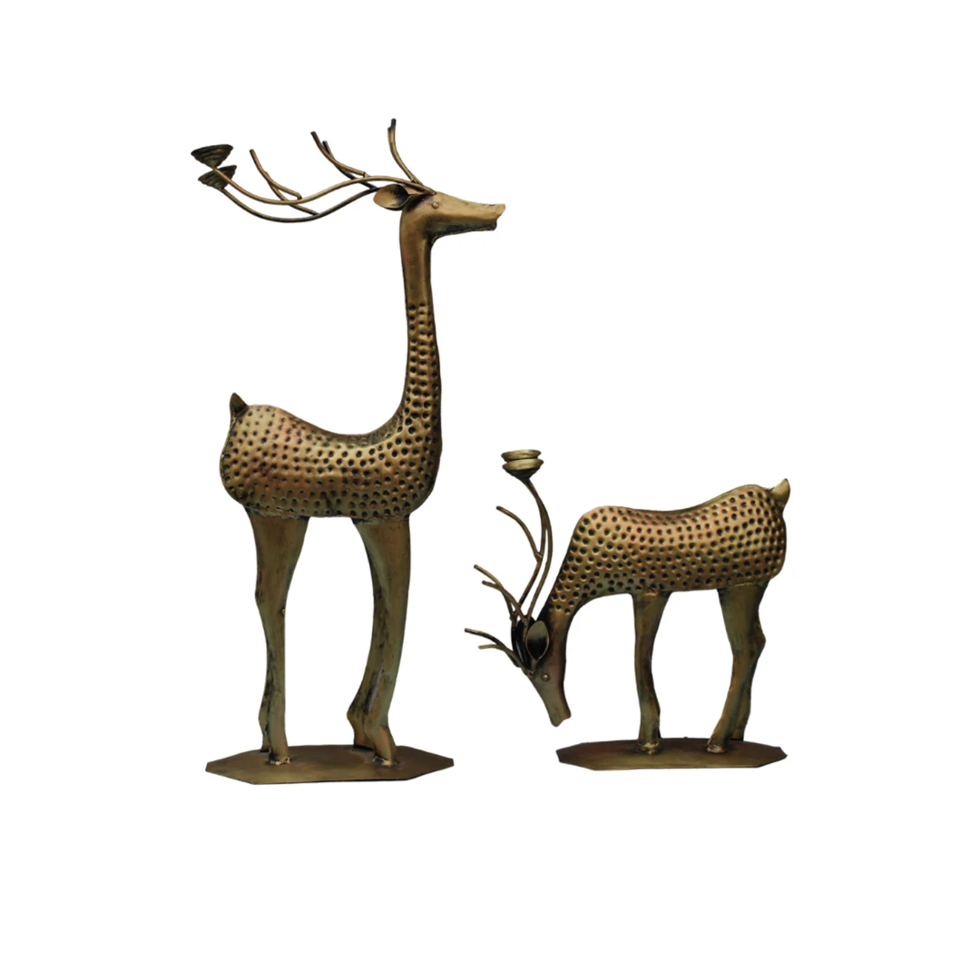 
DEER shape Newest Amazon Hot Selling Custom Decorative Metal eco friendly colors Luxury Party Office Home Table decoration 