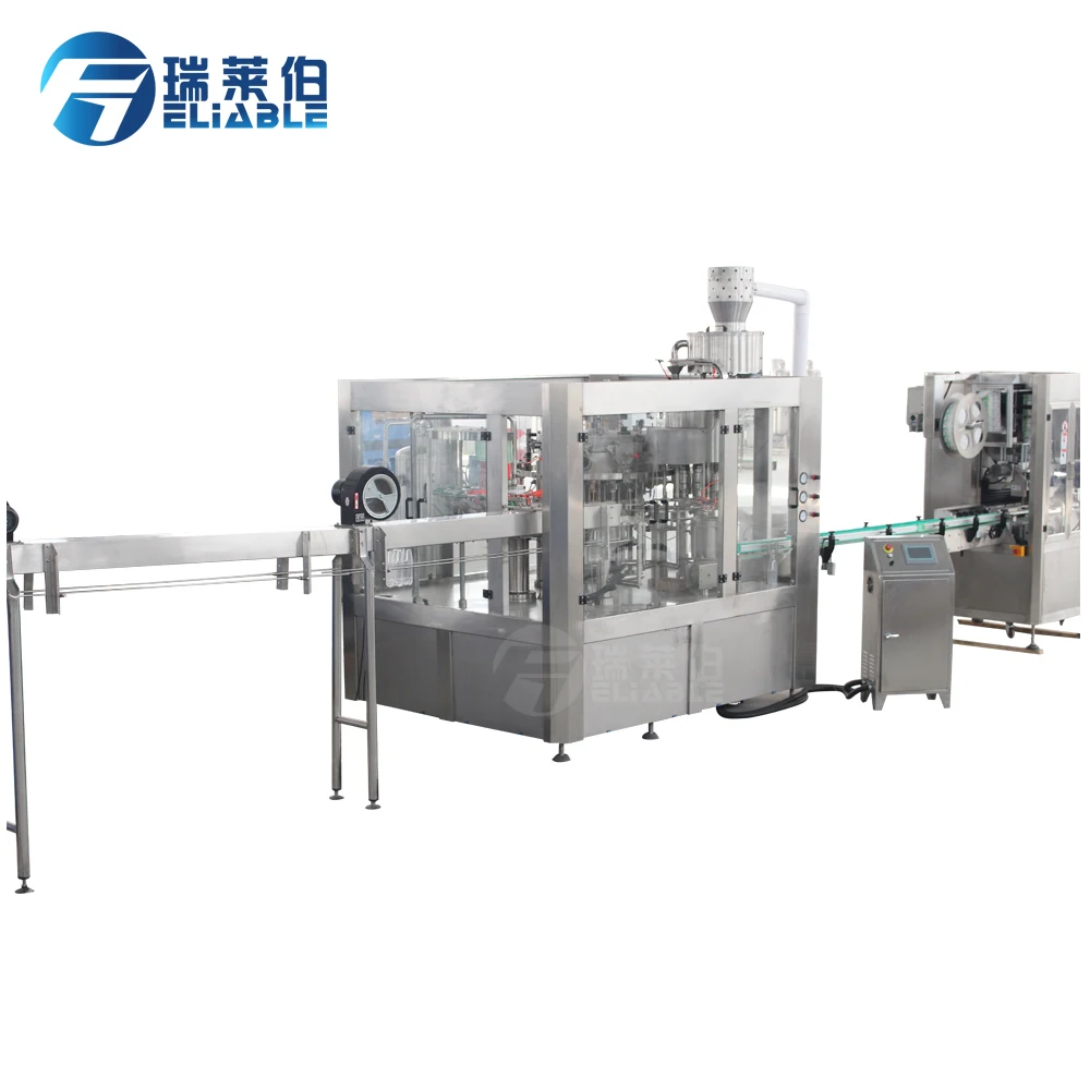 
200 - 2000ML Sparkling Flavored Water Bottle Filling Capping Machine 