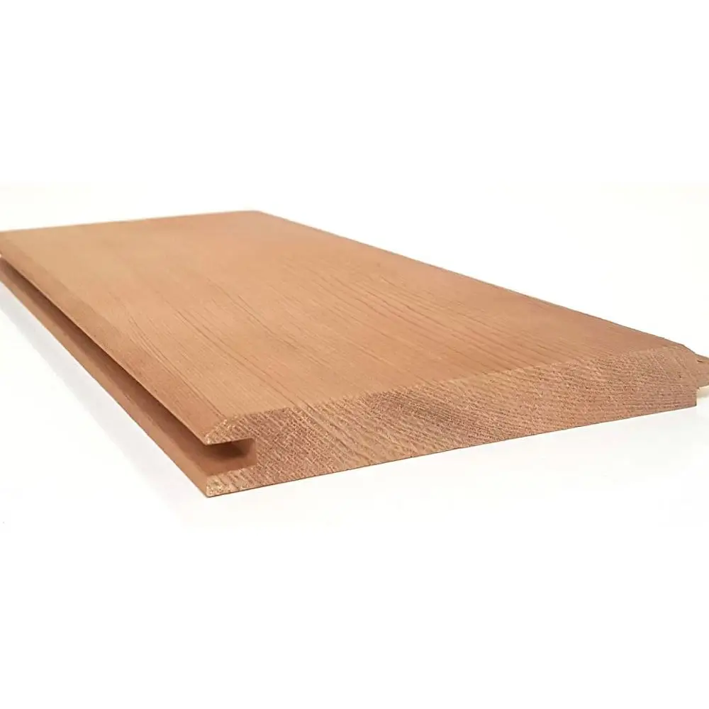 Excellent Durability Classic-Clear Profile Western Red Cedar Wall Cladding