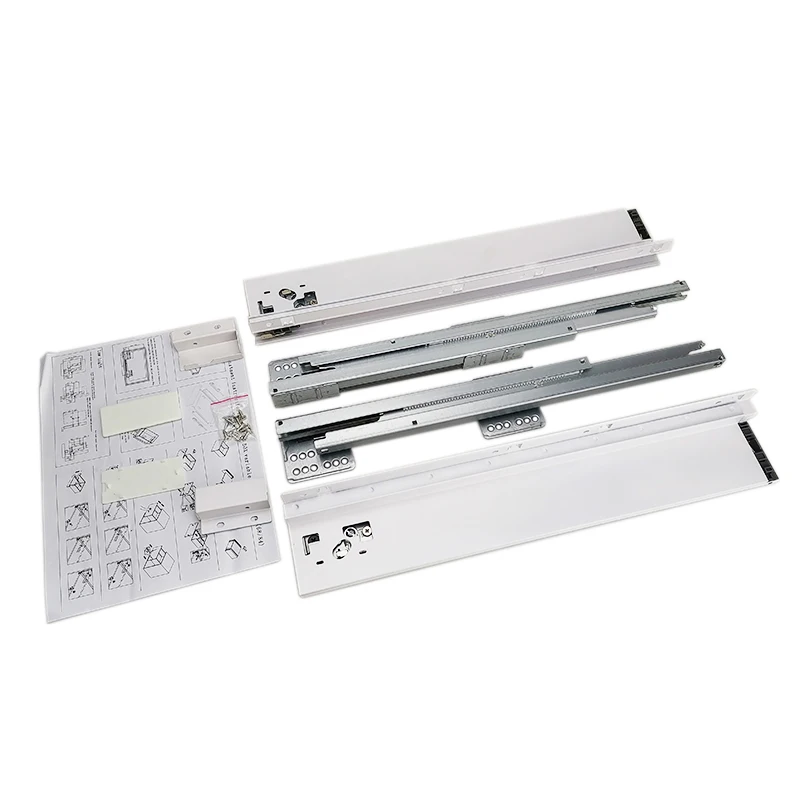  Горячая распродажа тонкий мягкий закрытый скрытый тандем кухонный ящик шкаф