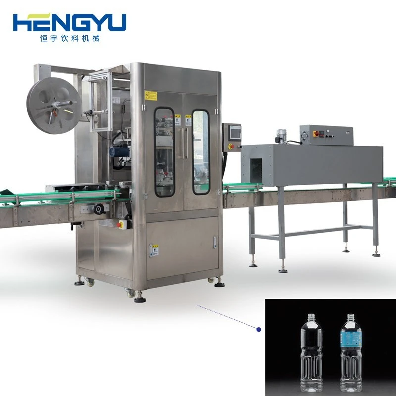 Hengyu shrink sleeve applicator Cups Cans Bottle automatic bottle labeling machine