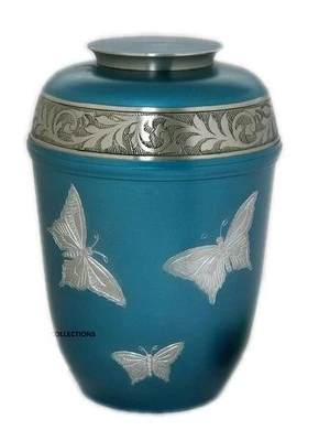 METAL EUROPEAN URN FOR HUMAN ASHES