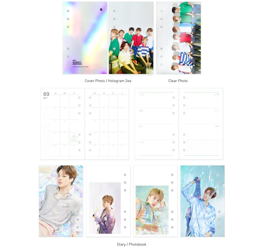 
[ BTS ALBUM OFFICIAL ] Official Original Album _ Limited Edition 2020 Season greetings k-pop 