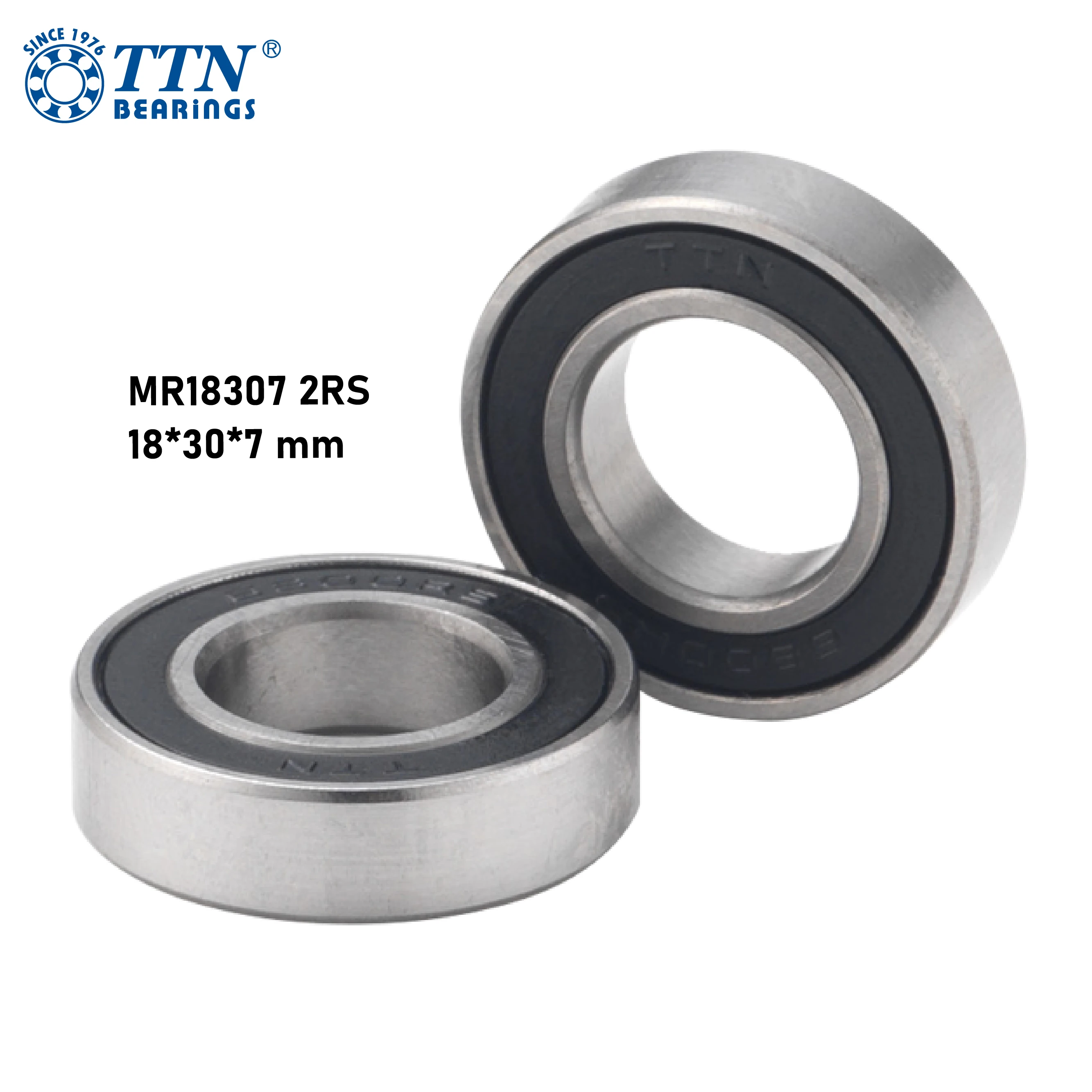 TTN MR18307 2RS deep groove ball bearing for bicycle