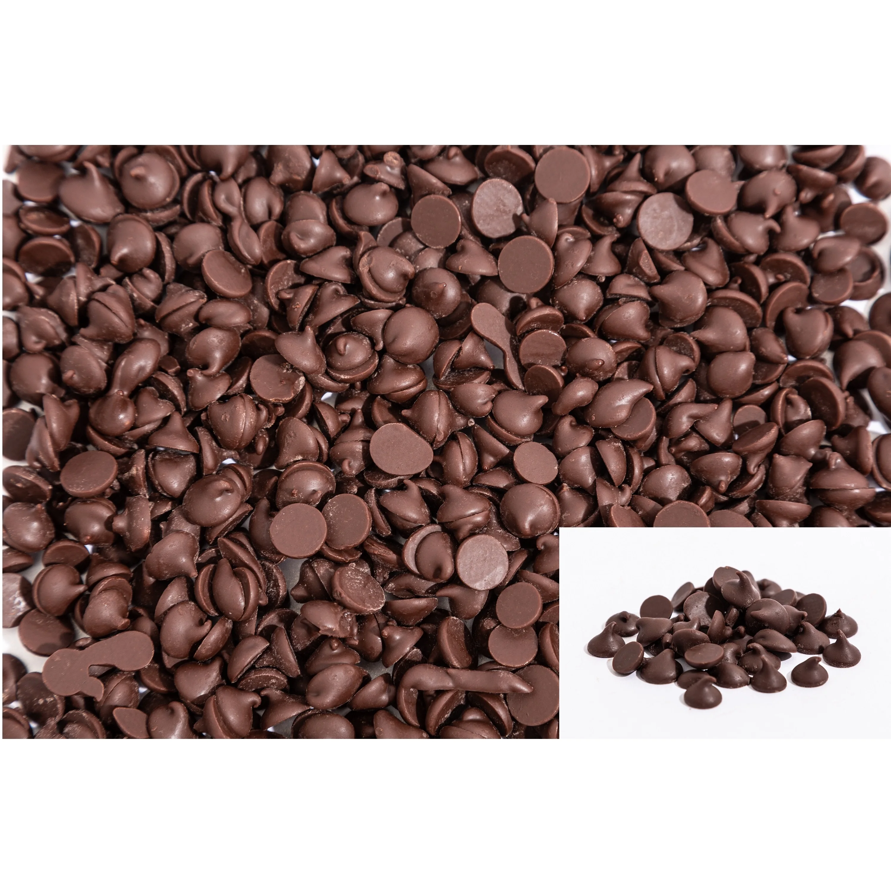 Best Supplier Topping Decoration Flavour Chocolate Chips With Round Shape From Malaysia