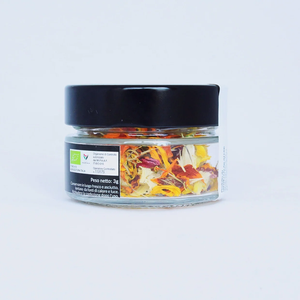 Organic dried edible flowers SAPORE DI FIORE mix dry petals (cooking, decoration, gift)