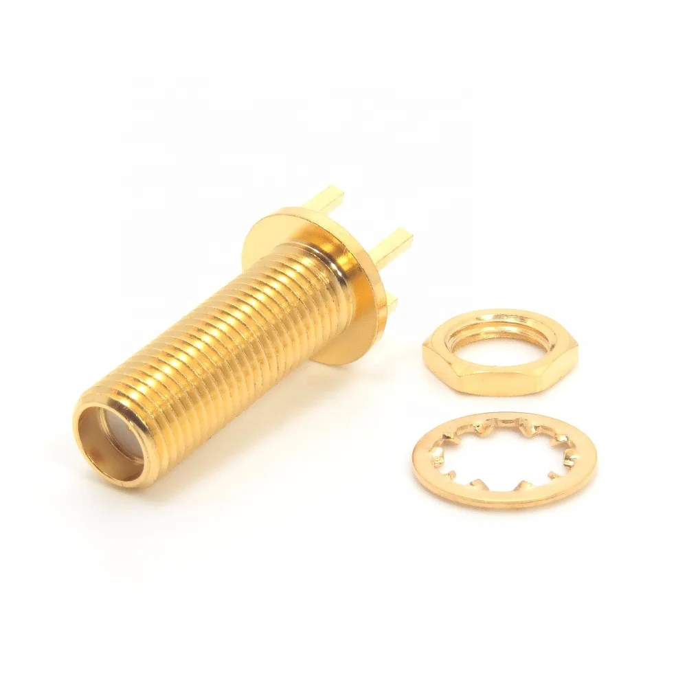 SMA Connector Bulkhead PCB Mount Jack
