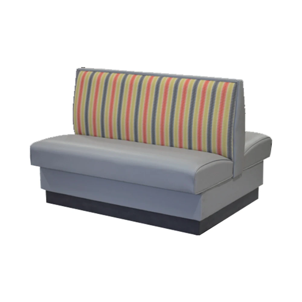 
MKLD Vinyl Plain Back Restaurant Booth Luxury Furniture Suppliers Restaurant Booth Sofa Commercial Furniture 