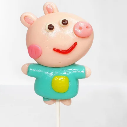 
2021 Premium High-end Peppa pig lollipops multiple flavors 85g 