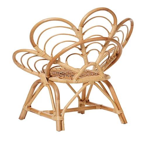 rattan baby and kid chair Rattan chair child chair for kids