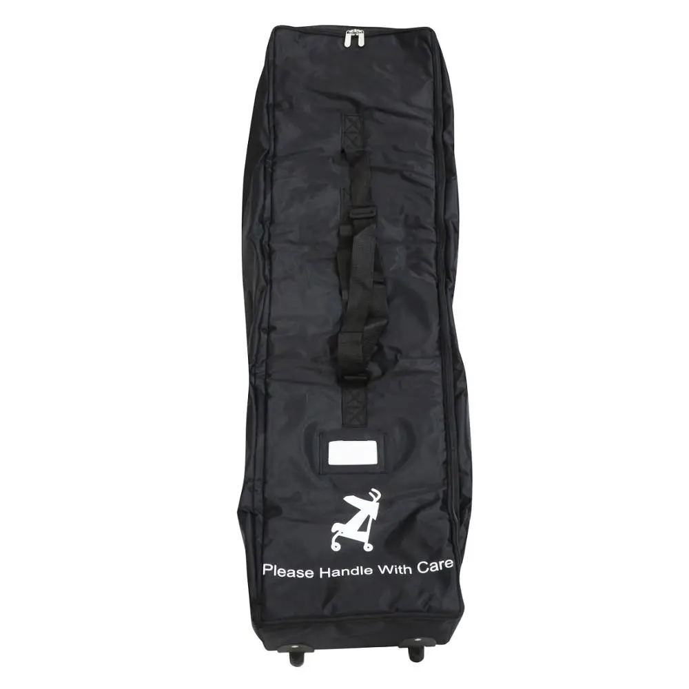 
Водонепроницаемый Мягкий Нейлоновый зонт для ворот, дорожная сумка для прогулочной коляски с колесами и вытяжным ремешком для удобной переноски 