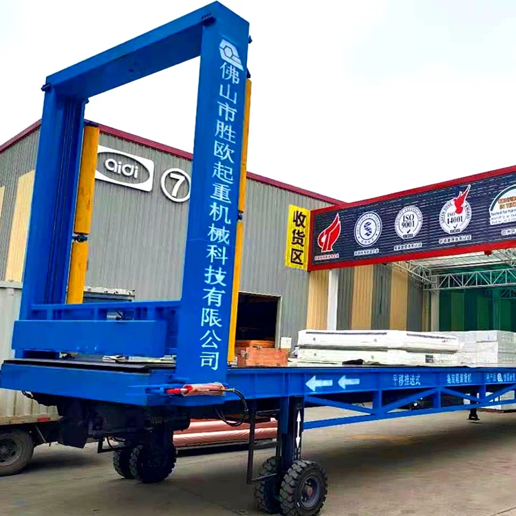 Autometic container loading equipment system for fastest way to load pallets and cartons into a container