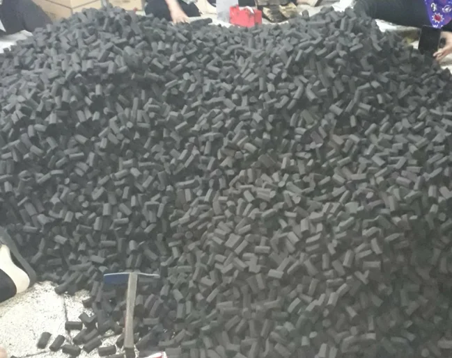 Coconut shell charcoal for shisha 25 tons for sales cheap price at port Brazil Paranagua for distributor